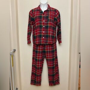The Company Store Plaid Flannel Women’s Pajamas Medium
